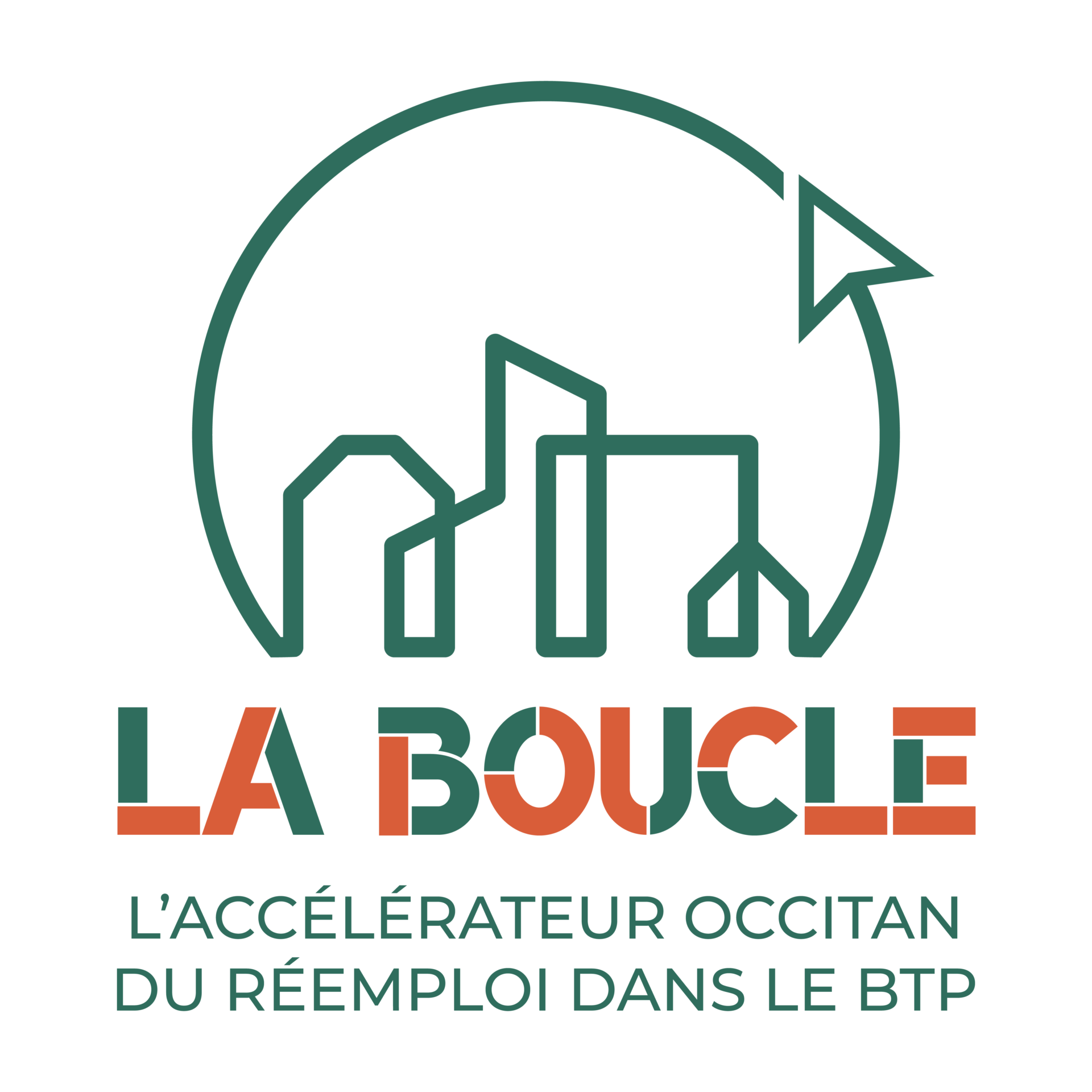 logo la boucle couleur web